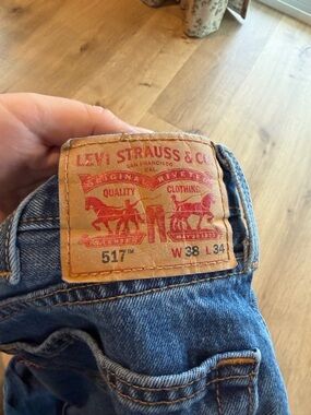 Levi's 517 Men's Blue Denim Jeans - W38 L34